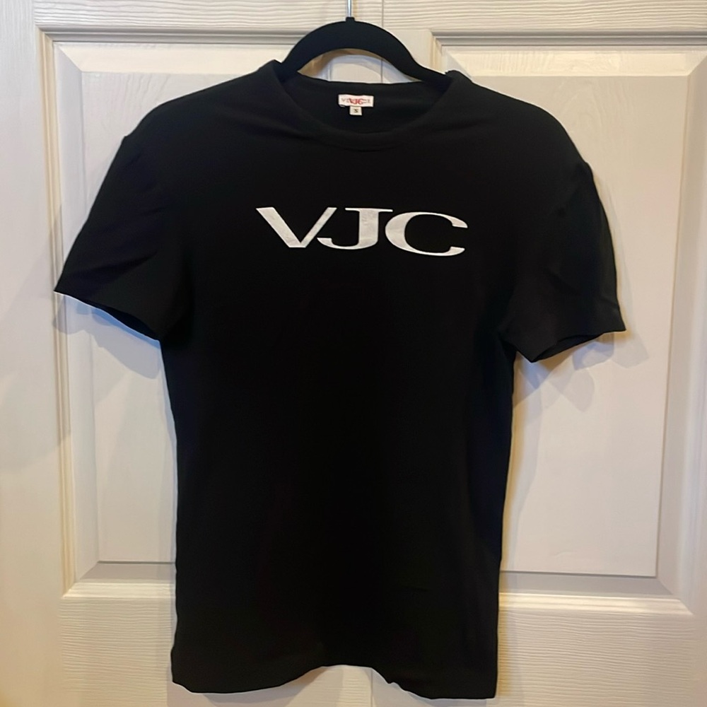 VERSACE Men’s Black CJC logo shirt / size small / EUR 36
